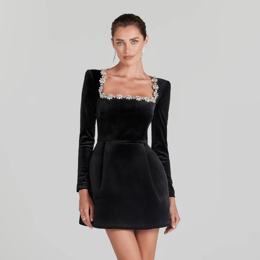 Nadine Merabi Kimberly Black Dress